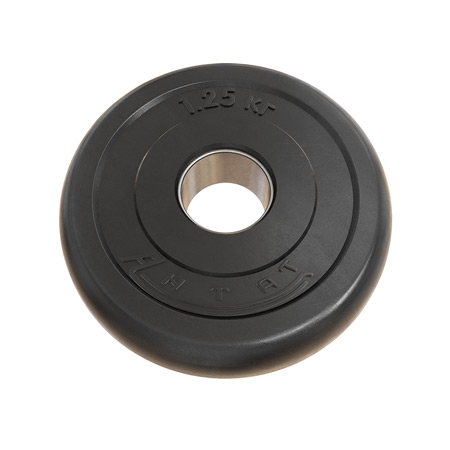 Тренировочный диск Antat 1,25 кг черный